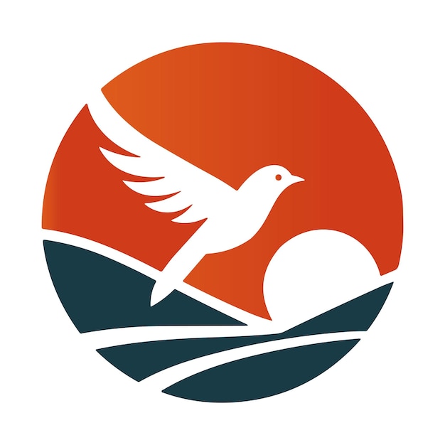 Ilustración de Vector de diseño de logotipo de pájaro