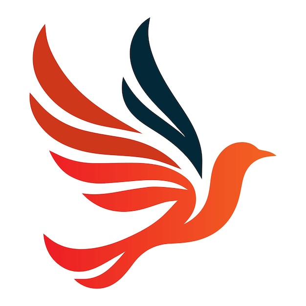 Ilustración de Vector de diseño de logotipo de pájaro