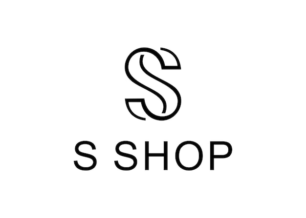 Ilustración de vector de diseño de logotipo de tienda s