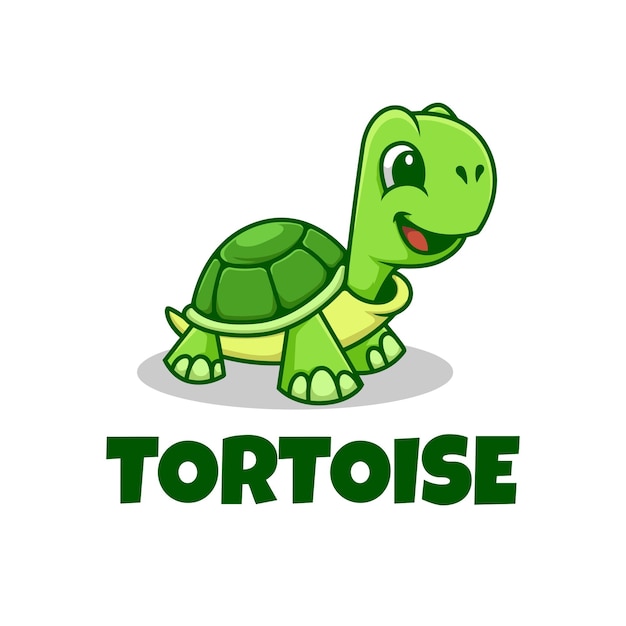 Vector ilustración de vector de diseño de logotipo de tortuga