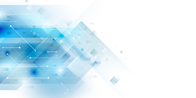 Ilustración de vector de diseño moderno de fondo de tecnología abstracta