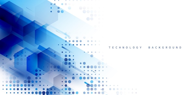 Ilustración de vector de diseño moderno de fondo de tecnología abstracta