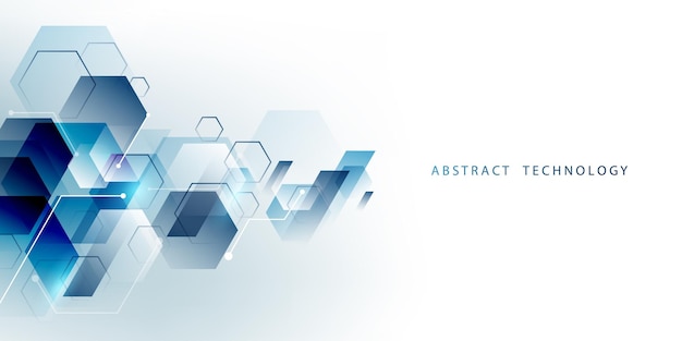 Ilustración de vector de diseño moderno de fondo de tecnología abstracta