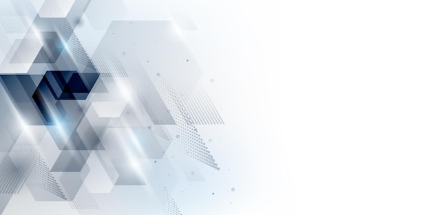 Ilustración de vector de diseño moderno de fondo de tecnología abstracta