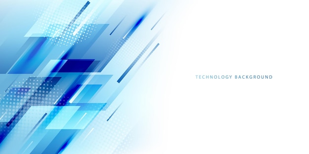 Ilustración de vector de diseño moderno de fondo de tecnología abstracta