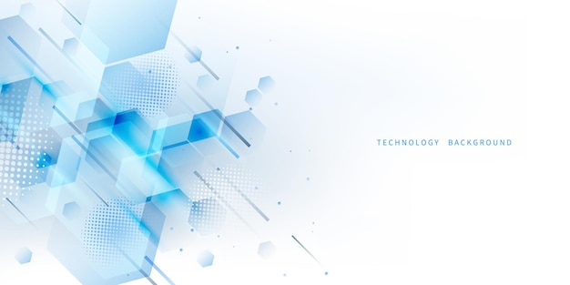 Ilustración de vector de diseño moderno de fondo de tecnología abstracta
