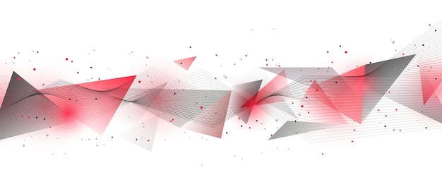 Ilustración de vector de diseño moderno de fondo de tecnología abstracta