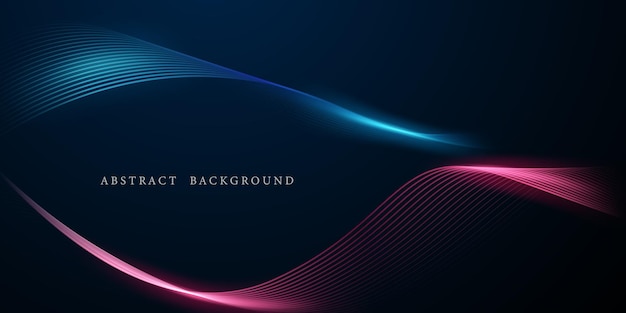 Ilustración de vector de diseño moderno de fondo de tecnología abstracta