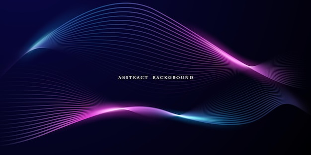Ilustración de vector de diseño moderno de fondo de tecnología abstracta