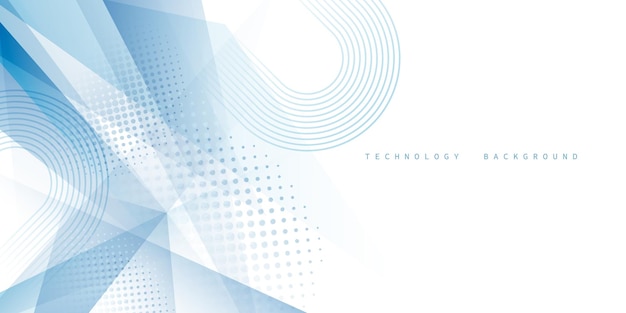 Ilustración de vector de diseño moderno de fondo de tecnología abstracta