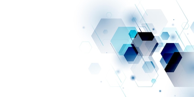 Ilustración de vector de diseño moderno de fondo de tecnología abstracta