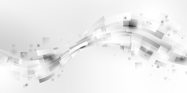 Ilustración de vector de diseño moderno de fondo de tecnología abstracta