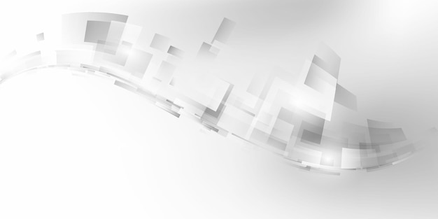 Ilustración de vector de diseño moderno de fondo de tecnología abstracta