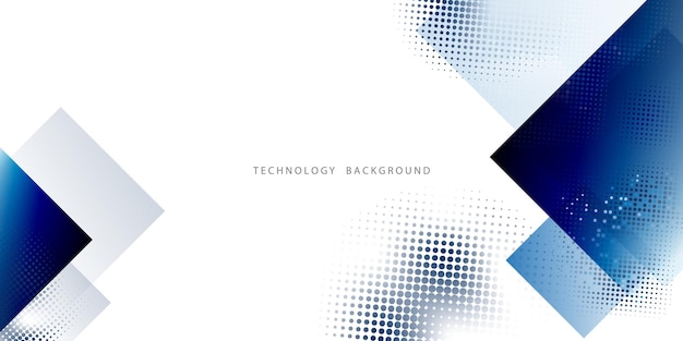 Ilustración de vector de diseño moderno de fondo de tecnología abstracta