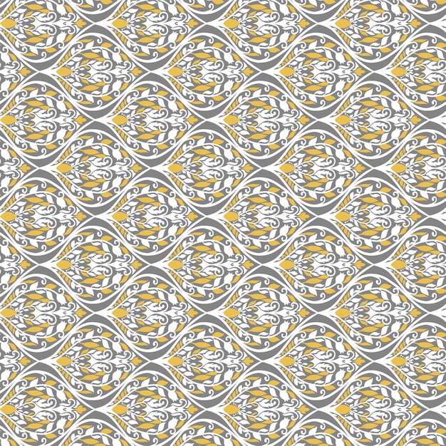 Ilustración de vector de diseño de patrón de repetición de ornamentos