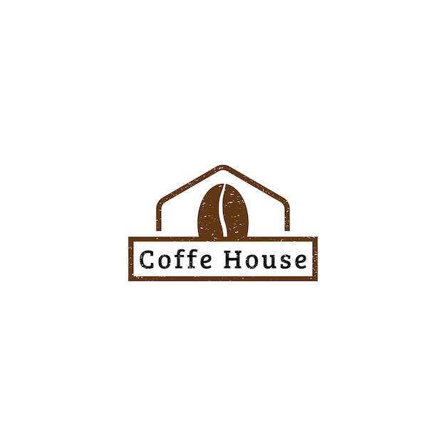 Ilustración de vector de diseño de plantilla de logotipo de cafetería