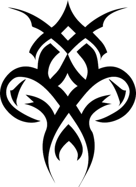 Ilustración de vector de diseño de tatuaje tribal 26