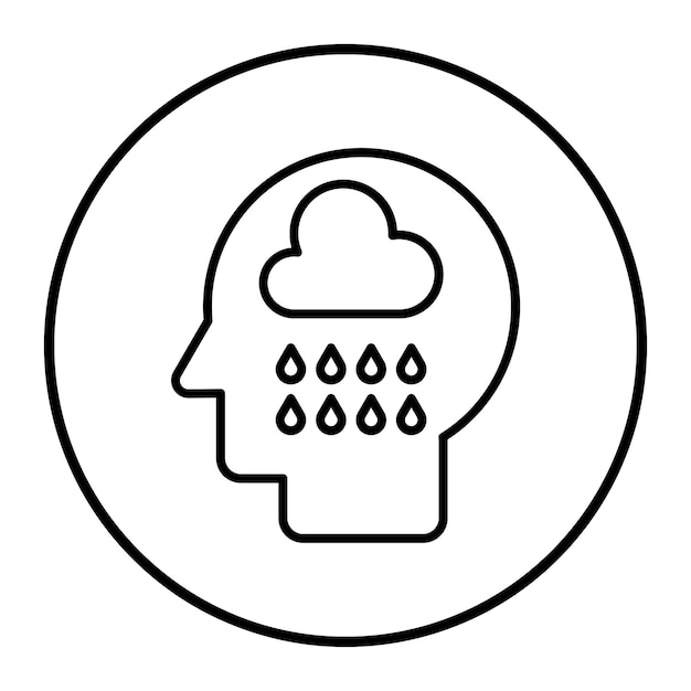 Ilustración del vector del dolor