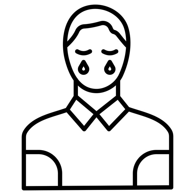 Ilustración del vector del dolor