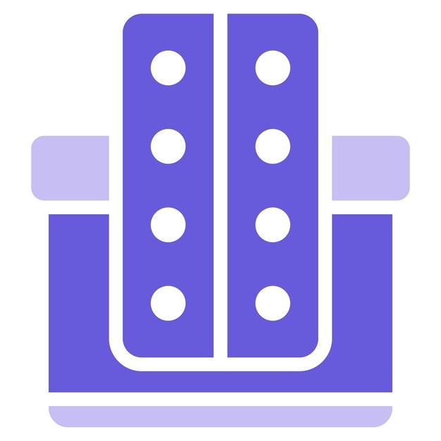 Ilustración del vector de la donación de fármacos