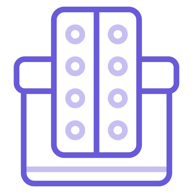 Ilustración del vector de la donación de fármacos