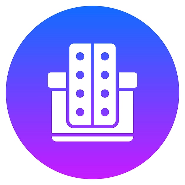 Ilustración del vector de la donación de fármacos