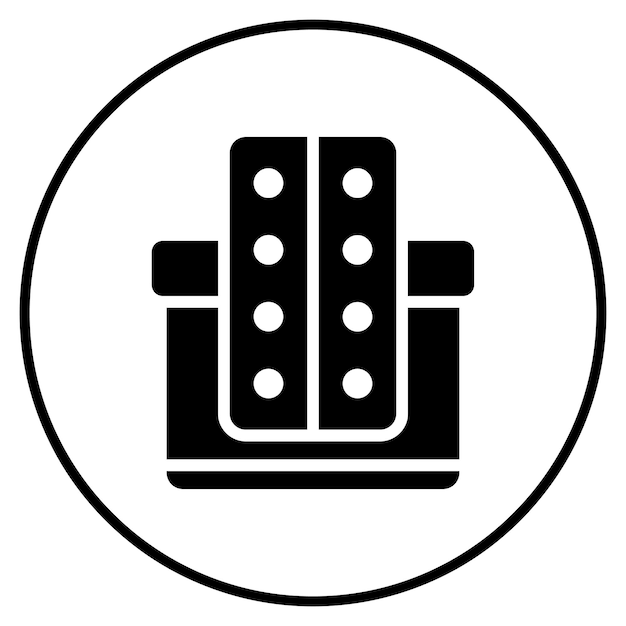 Ilustración del vector de la donación de fármacos