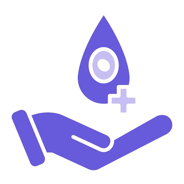 Ilustración del vector de la donación de sangre