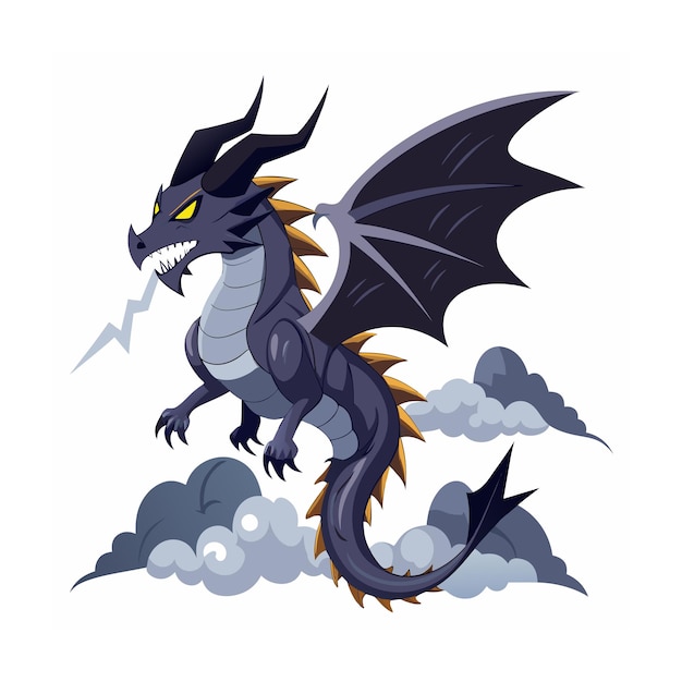 Ilustración de vector de dragón
