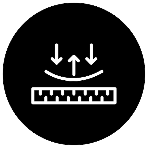 Ilustración del vector de elasticidad de la tela