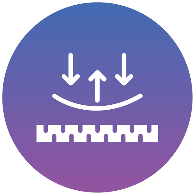 Ilustración del vector de elasticidad de la tela