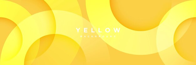 Ilustración de vector de elemento de capa y brillo de geometría de fondo abstracto amarillo