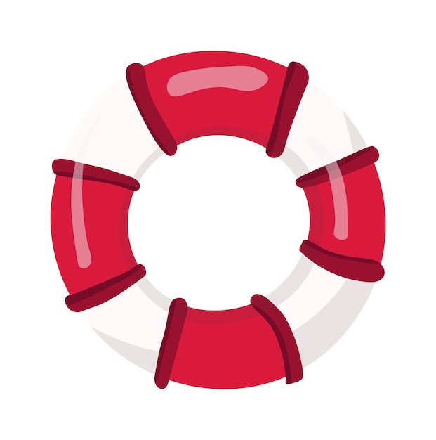Ilustración de Vector de elemento náutico de mar salvavidas