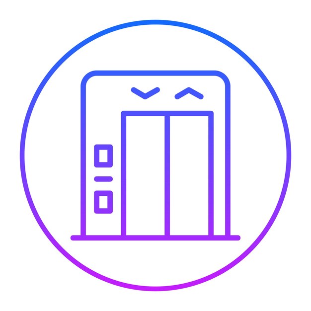 Ilustración del vector de Elrvator