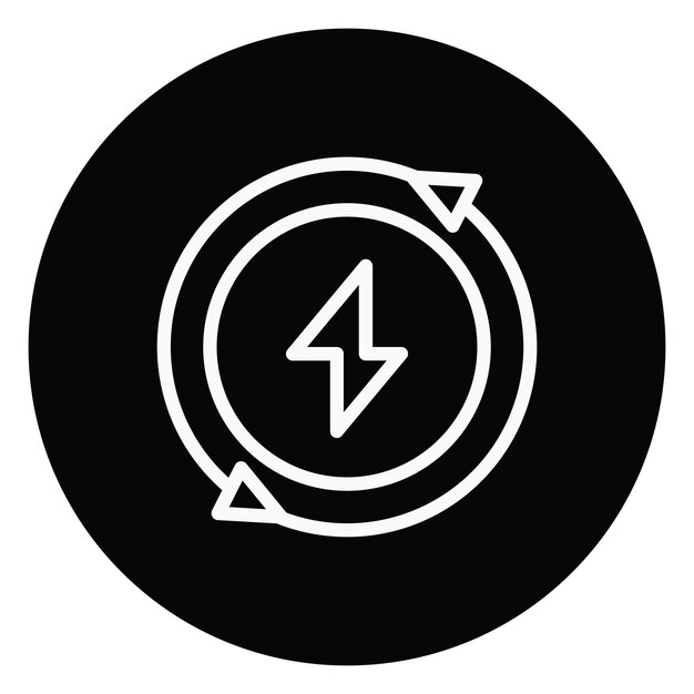 Ilustración del vector de la energía renovable