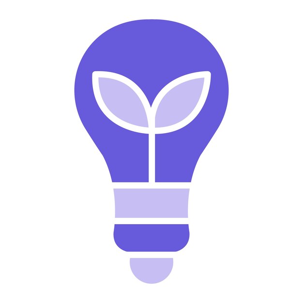 Ilustración del vector de energía verde