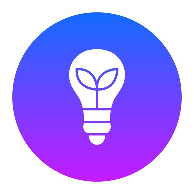 Ilustración del vector de energía verde