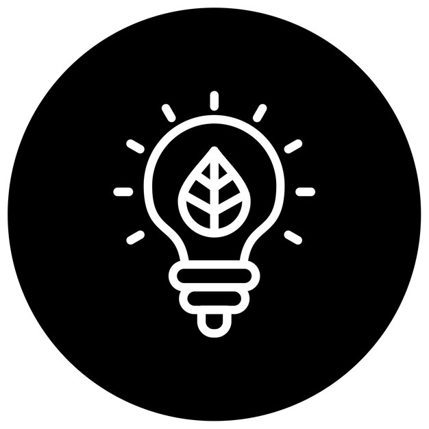 Ilustración del vector de energía verde