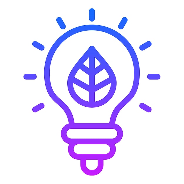 Ilustración del vector de energía verde