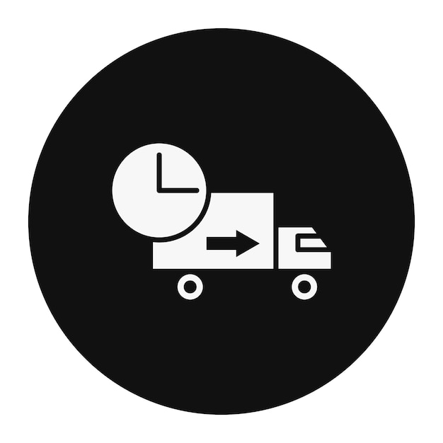 Ilustración del vector de entrega rápida