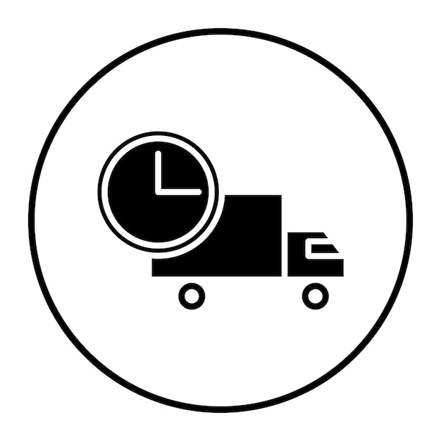 Ilustración del vector de entrega rápida