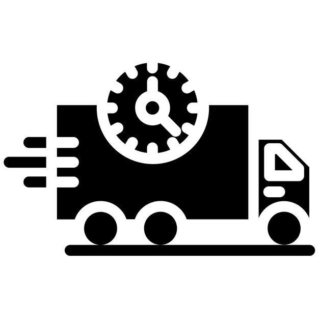 Ilustración del vector de entrega rápida