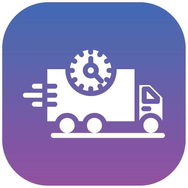 Ilustración del vector de entrega rápida