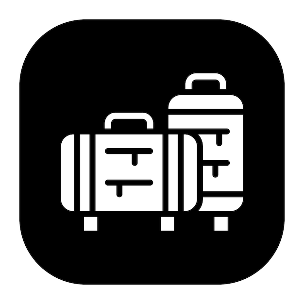 Ilustración del vector de equipaje