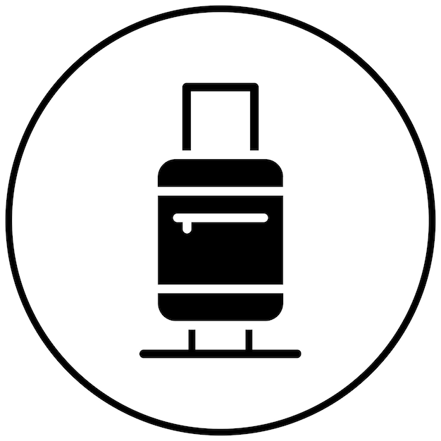 Ilustración del vector de equipaje