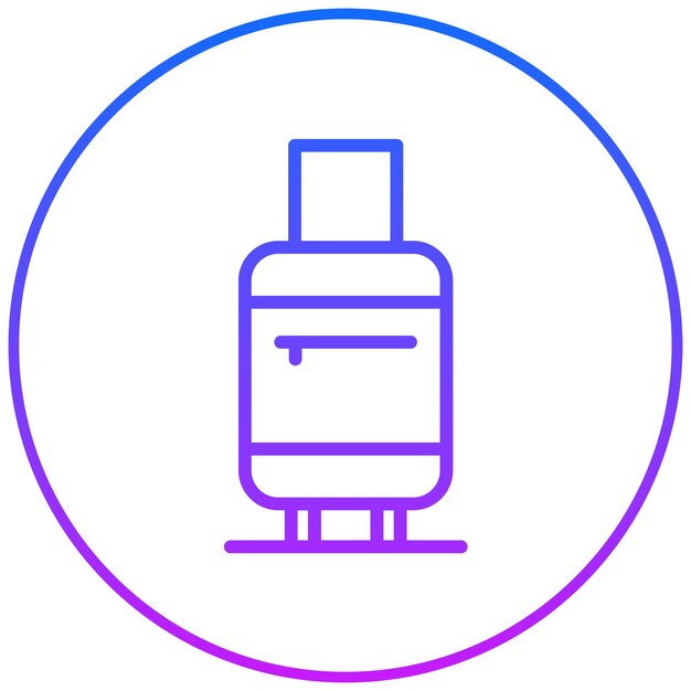 Ilustración del vector de equipaje