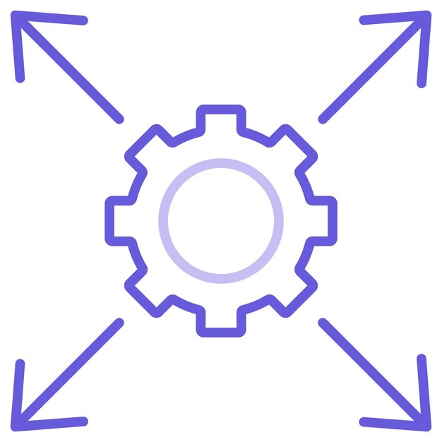 Ilustración del vector de escalabilidad de la red