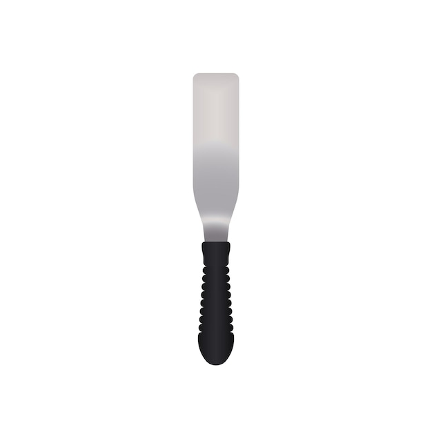 Ilustración de vector de espátula de glaseado isoalted sobre fondo blanco Adecuado para maqueta realista 3d 2235