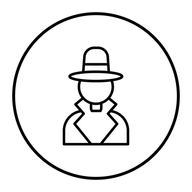 Ilustración del vector de espionaje
