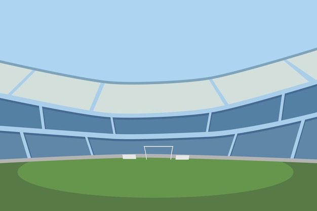 Vector ilustración de vector de estadio de fútbol